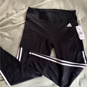 Adidas Black and White Leggings